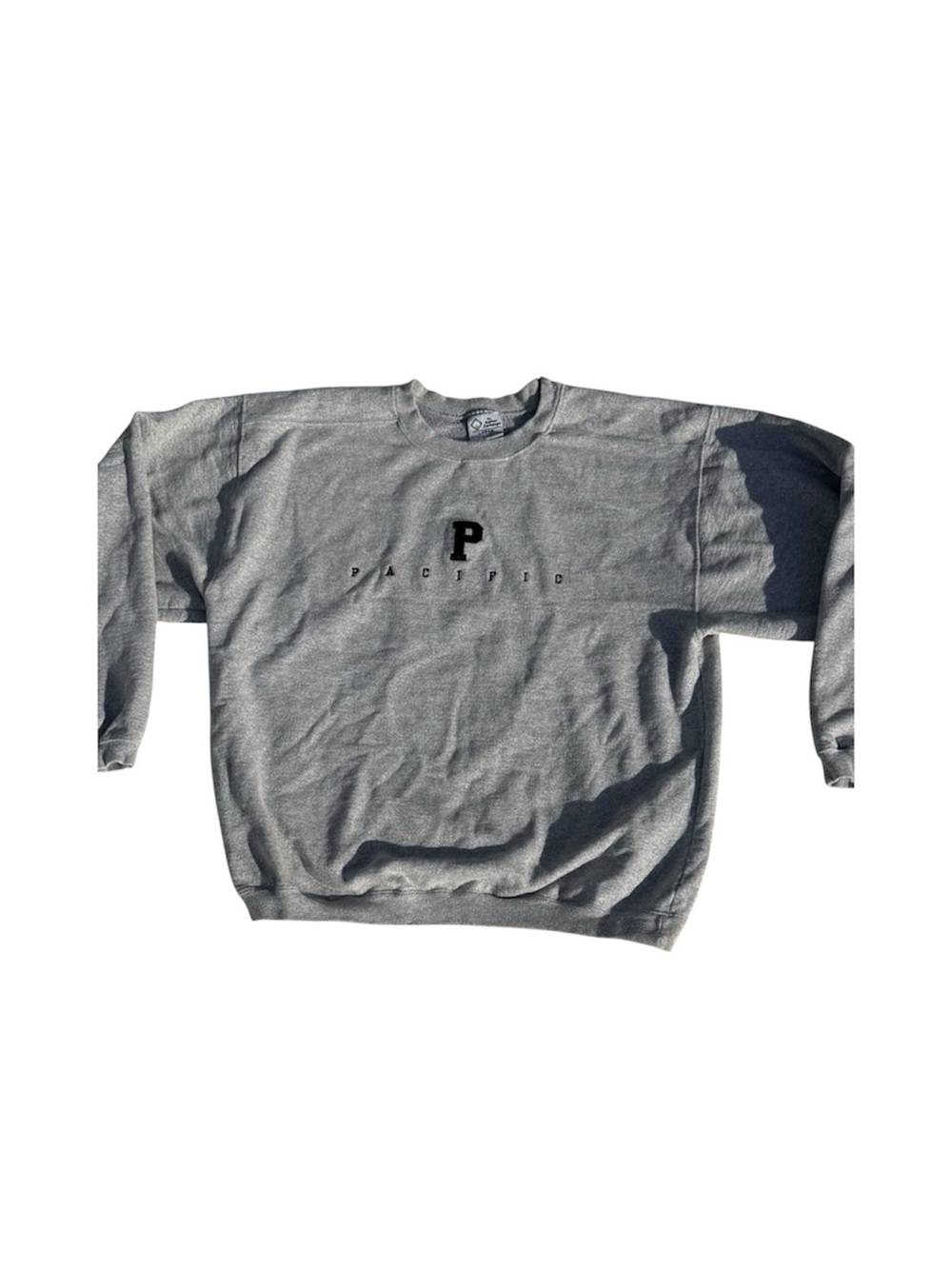 Vintage 1990s Pacific embroidered crew neck sweater uop